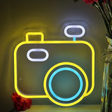 TONGER® Camera Wall LED Neon Sign Light