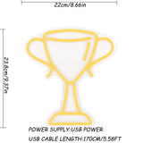 TONGER® Champion Trophy Cup Wall LED Neon Sign Light