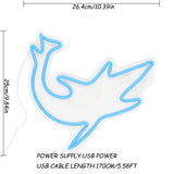 TONGER® Shark Wall LED Neon Sign Light