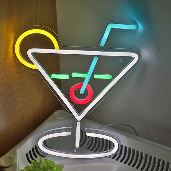 TONGER® Cocktails LED Neon Sign