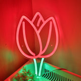 TONGER® Rose Flower LED Neon Sign Light