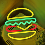 TONGER® Hamburger Wall LED Neon Sign