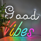 TONGER® Good Vibes LED Neon Sign Light