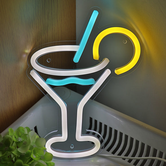 Mini Cocktails Icon Wall LED Neon Sign