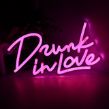 TONGER® Drunk in Love Wall LED Neon Sign