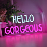 TONGER® Hello Gorgeous Wall LED Neon Sign