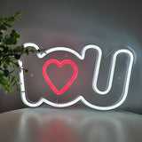 TONGER® I heart U LED Neon Sign Light