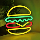 TONGER® Hamburger Wall LED Neon Sign