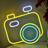 TONGER® Camera Wall LED Neon Sign Light