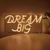 TONGER® Dream Big Wall LED Neon Sign