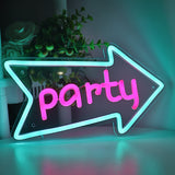 TONGER® Arrow Party Wall LED Neon Sign