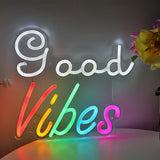 TONGER® Good Vibes LED Neon Sign Light