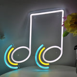 TONGER® Music Symbol LED Neon Sign Light