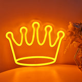 TONGER® Crown LED Wall Neon Sign Light