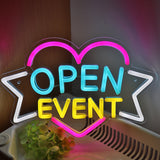 TONGER® Open Event Wall LED Neon Sign