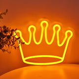 TONGER® Crown LED Wall Neon Sign Light