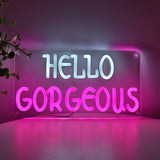 TONGER® Hello Gorgeous Wall LED Neon Sign