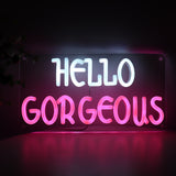 TONGER® Hello Gorgeous Wall LED Neon Sign