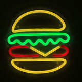 TONGER® Hamburger Wall LED Neon Sign