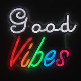 TONGER® Good Vibes LED Neon Sign Light