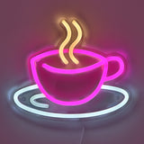 TONGER® Coffee Cup Wall LED Neon Sign