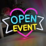 TONGER® Open Event Wall LED Neon Sign