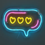 TONGER® Bubble Heart Wall LED Neon Sign