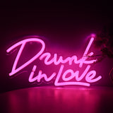 TONGER® Drunk in Love Wall LED Neon Sign