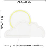 TONGER® Cloud With Sun Wall LED Neon Sign