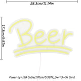 TONGER® Beer Wall LED Neon Sign