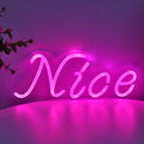 TONGER® Nice Wall LED Neon Sign Light