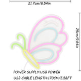 TONGER® Butterfly Wall LED Neon Sign