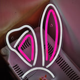 TONGER® Rabbit Ears Wall LED Neon Sign Light