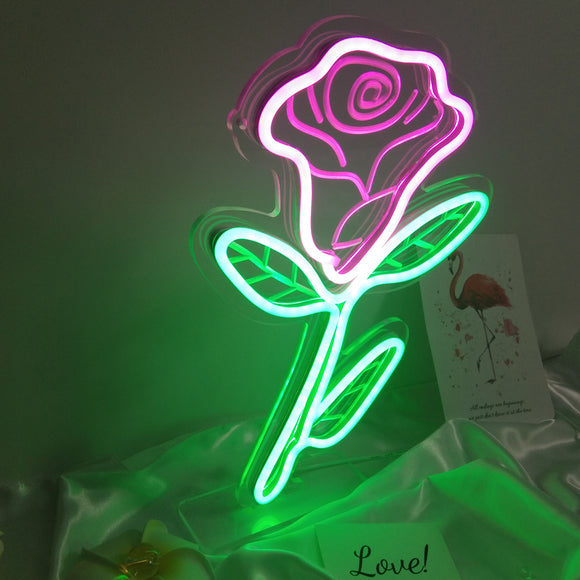 TONGER®Flower Wall & Table Neon Sign