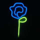 TONGER® Blue &Green Flower Shape LED Neon Sign