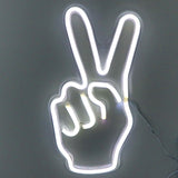 TONGER®Victory Symbol Wall Neon Sign