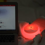 TONGER® Pink Rocket Silicon Night Light