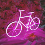 TONGER® Pink Bicycle Wall & Table Neon Sign