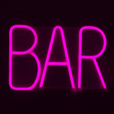 TONGER®Pink Bar LED Neon Sign