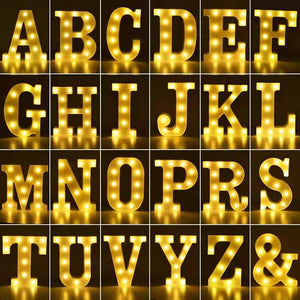 TONGER® Letter Marquee Light