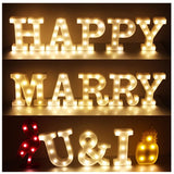 TONGER® Letter Marquee Light