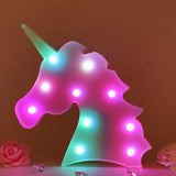 TONGER® Color Changing Unicorn Head Modeling Light