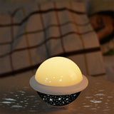 TONGER® White UFO Project Silicon Night Light
