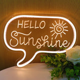 TONGER® Hello Sunshine Wall Neon Sign