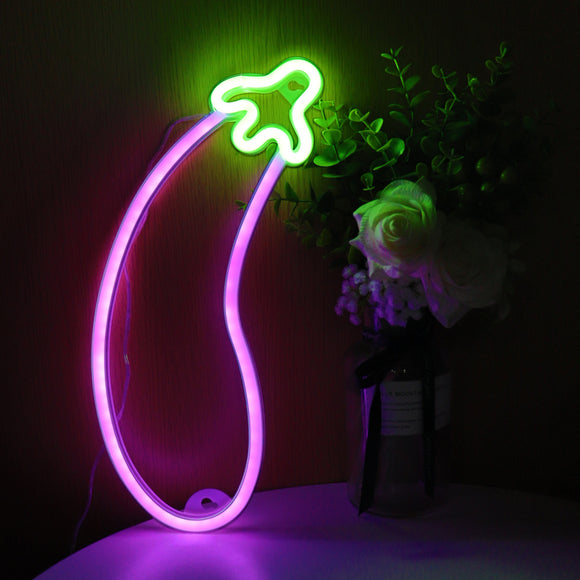 TONGER® Eggplant Neon LED