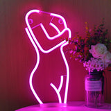 TONGER® Naked Girl Wall LED Neon Light Sign