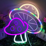 TONGER®Warm & Colorful Small Mushroom LED Neon Sign
