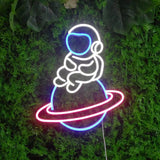 TONGER®Blue&White Cosmonaut LED Neon Sign