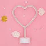 TONGER® Red Heart Table LED Neon Light