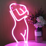 TONGER® Naked Girl Wall LED Neon Light Sign